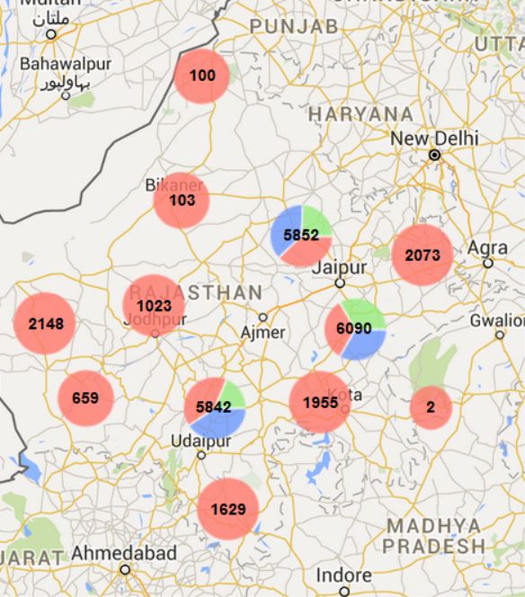 Fluoride Affected Areas